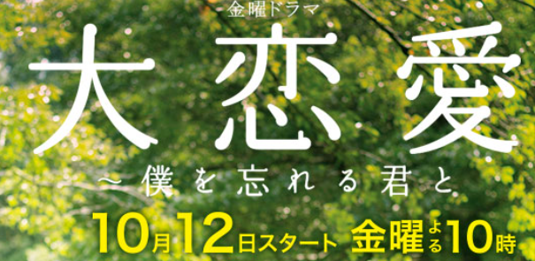 ドラマ 大恋愛 僕を忘れる君と の相関図 キャストを徹底紹介 気になる役柄 経歴 演技の評判は Drama Fun